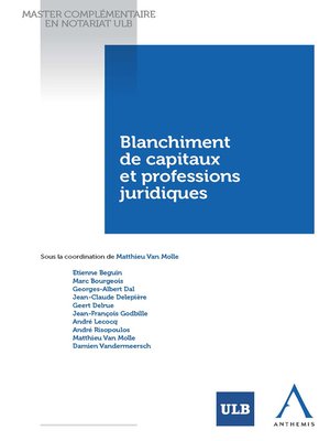 cover image of Blanchiment de capitaux et professions juridiques